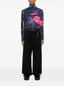 Off-White Slim-fit broek - Zwart