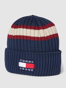 Tommy Jeans Beanie met labelpatch, model 'HERITAGE ARCHIVE'