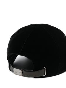 Giorgio Armani Honkbalpet met geborduurd logo - Zwart