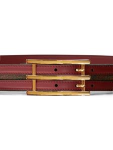 ETRO Leren riem - Rood