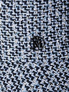 Maison Michel Vissershoed met tweed afwerking - Blauw