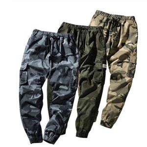 ShoesBox 7XL heren joggerbroek heren camouflage cargo mannelijke lente camouflage broek met zakken