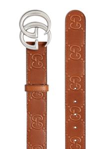 Gucci Riem met GG-gesp - Bruin