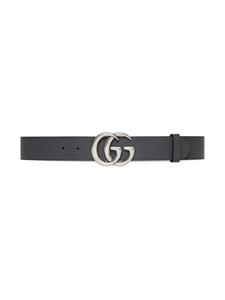Gucci Gespriem met GG-logo - Grijs