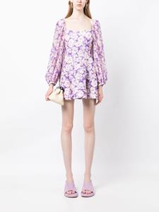 Acler Mini-jurk met print - Paars