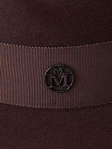 Maison Michel Virginie wool hat - Bruin