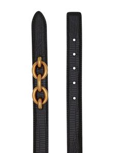 Saint Laurent Leren riem - Zwart