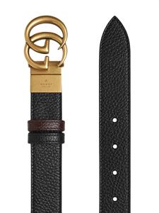 Gucci Riem met GG-logo - Zwart