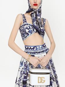 Dolce & Gabbana Twill sjaal - Blauw