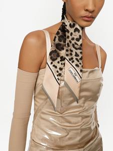 Dolce & Gabbana KIM DOLCE&GABBANA zijden sjaal - Beige