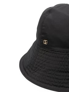 Gucci Vissershoed met logo - Zwart