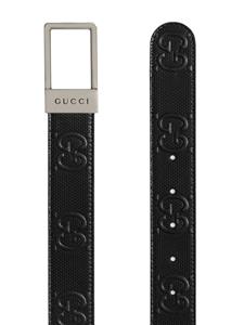 Gucci Leren riem - Zwart