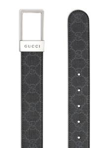 Gucci Riem met logogesp - Zwart