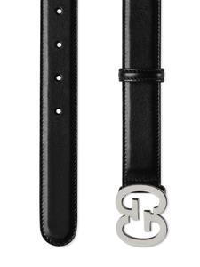 Gucci Riem met logo-gesp - Zwart