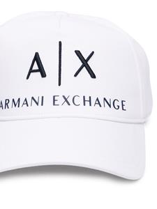 Armani Exchange Pet met logo - Wit
