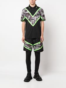 Plein Sport Overhemd met camouflageprint - Zwart