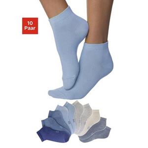 H.I.S Korte sokken met verstevigde hiel en teen (set, 10 paar)