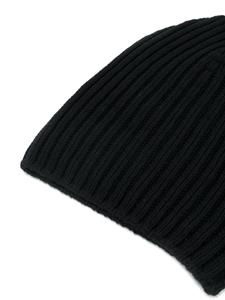 Barrie ribbed knitted beanie - Zwart