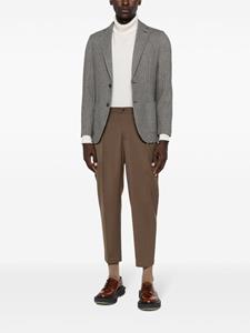 Briglia 1949 box-pleat cropped chino trousers - Groen