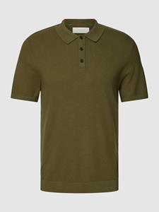 Jack & Jones Premium Poloshirt met structuurmotief, model 'VICTOR'