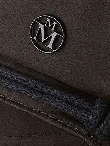 Maison Michel New Abby logo-plaque beret - Bruin