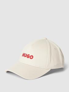 HUGO Baseballpet met labelstitching