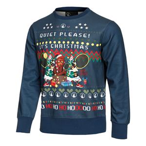 Quiet Please Ugly Christmas Sweatshirt Heren