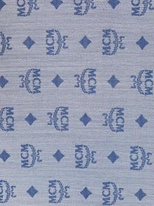 MCM Sjaal met monogramprint - Blauw