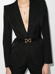 Dolce & Gabbana Riem met barok logo - Zwart