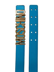 Moschino Riem met logo - Blauw