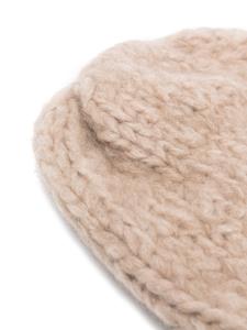 Wild Cashmere cable-knit cashmere beanie - Beige