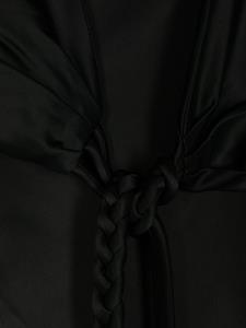 Nanushka Satijnen sjaal - Zwart