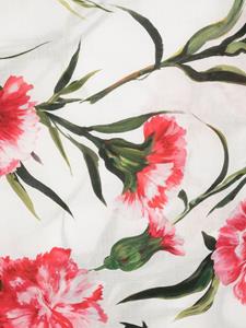Dolce & Gabbana Sjaal met bloemenprint - Roze