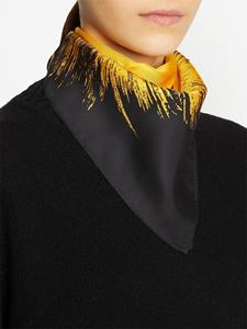 Proenza Schouler Sjaal met logoprint - Zwart