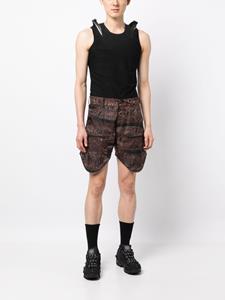 Olly Shinder Shorts met grafische print - Bruin