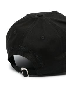 Dsquared2 Honkbalpet met geborduurd logo - Zwart