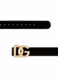 Dolce & Gabbana Gespriem met logo - Zwart