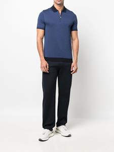 Corneliani Broek met trekkoordtaille - Blauw