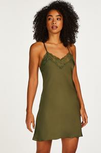 Hunkemöller Slipdress Satin Groen