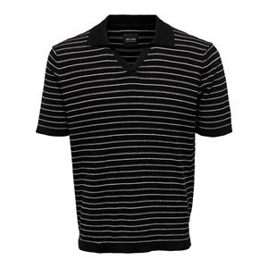 Only&sons Wing Life Stripe Resort Polo Knit