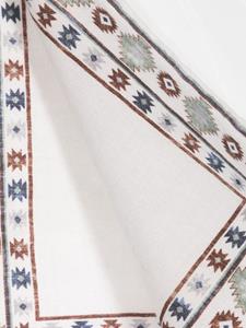 Brunello Cucinelli Sjaal met geometrische print - Beige