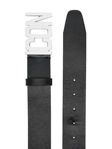 Dsquared2 Icon leather belt - Zwart