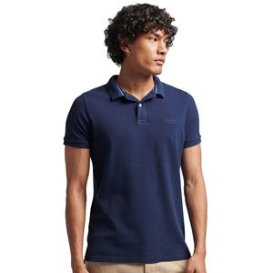 Superdry Poloshirt Superdry Herren Polo VINT DESTROY POLO Nautical Navy Dunkelblau