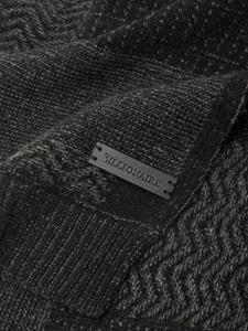 Billionaire Sjaal met patchwork - Zwart