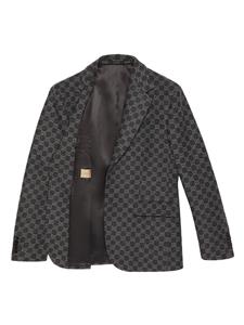 Gucci Flanellen blazer - Zwart
