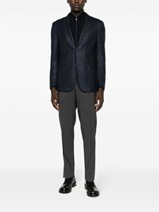 Corneliani Geruite blazer - Blauw