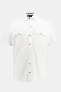 JP1880 Kurzarmhemd Jersey-Hemd Halbarm Kent-Kragen Modern Fit