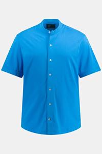 JP1880 Kurzarmhemd Hemd Halbarm Jersey Stehkragen Modern Fit