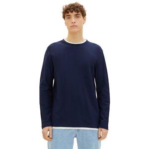 TOM TAILOR Sweatshirt blau (1-tlg)