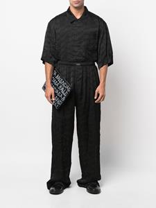 Balenciaga Pyjamabroek met jacquard - Zwart